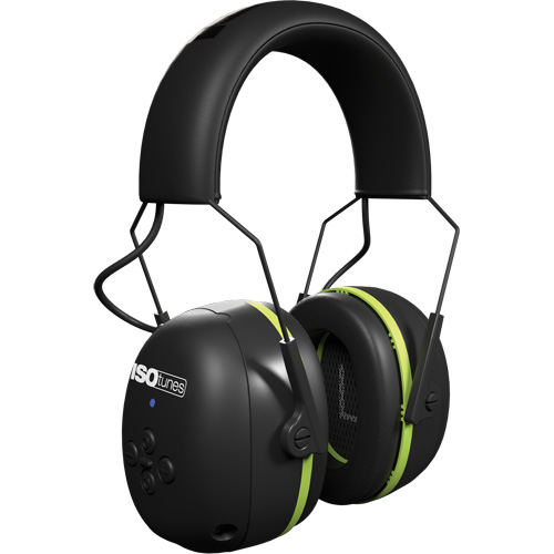 Black & Green Air Defender Bluetooth Earmuffs, Headband Style, 24 dB Seaboard Timber Mart