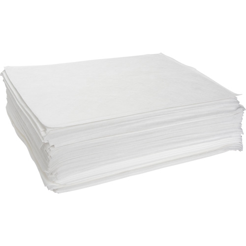 Meltblown Sorbent Pads, Oil Only, 15" x 19", 10 gal. Absorbancy Seaboard Timber Mart