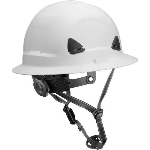 Fibre Metal Climbing Style Helmet with Full Brim, Meets CSA Type 2, Ratchet Suspension, Non-Vented Seaboard Timber Mart
