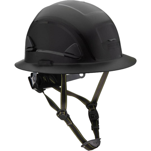 Casque Fibre Metal de style escalade avec bordure compl&egrave;te, R&eacute;pond aux normes CSA type 2, Suspension Rochet, Non ventil&eacute; Seaboard Timber Mart