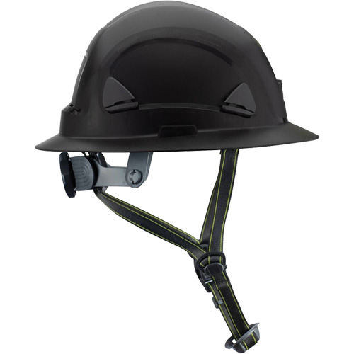 Casque Fibre Metal de style escalade avec bordure compl&egrave;te, R&eacute;pond aux normes CSA type 2, Suspension Rochet, Non ventil&eacute; Seaboard Timber Mart