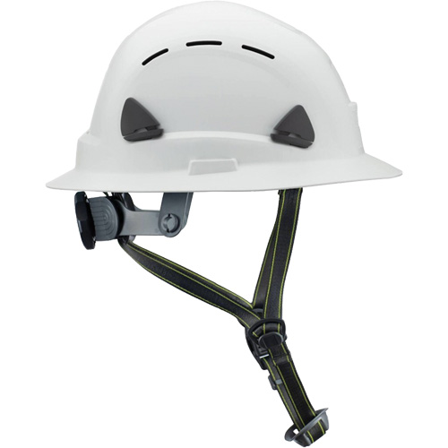 Casque Fibre Metal de style escalade avec bordure compl&egrave;te, R&eacute;pond aux normes CSA type 2, Suspension Rochet, Ventil&eacute; Seaboard Timber Mart