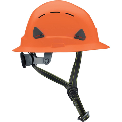 Fibre Metal Climbing Style Helmet with Full Brim, Meets CSA Type 2, Ratchet Suspension, Vented Seaboard Timber Mart