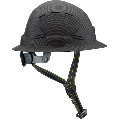 Fibre Metal Climbing Style Helmet with Full Brim, Meets CSA Type 2, Ratchet Suspension, Vented Seaboard Timber Mart