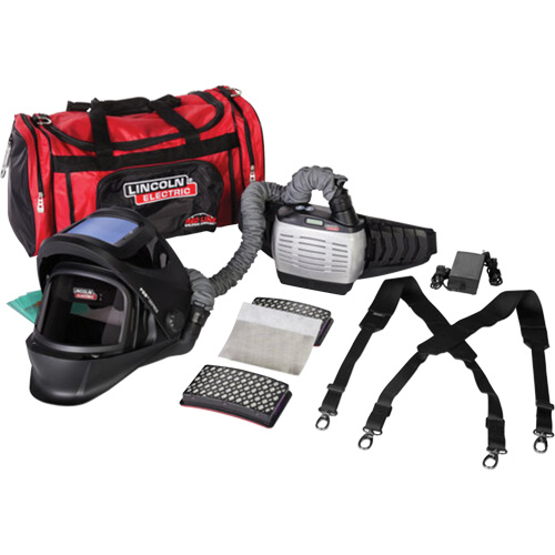 VIKING 3250D FGS&reg; Auto-Darkening PAPR with Extended Battery, Welding Helmet, Lithium-Ion Battery Seaboard Timber Mart