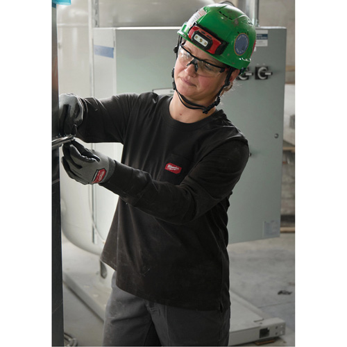 GRIDIRON Long Sleeve Pocket T-Shirt, Women's, X-Small, Blue Seaboard Timber Mart