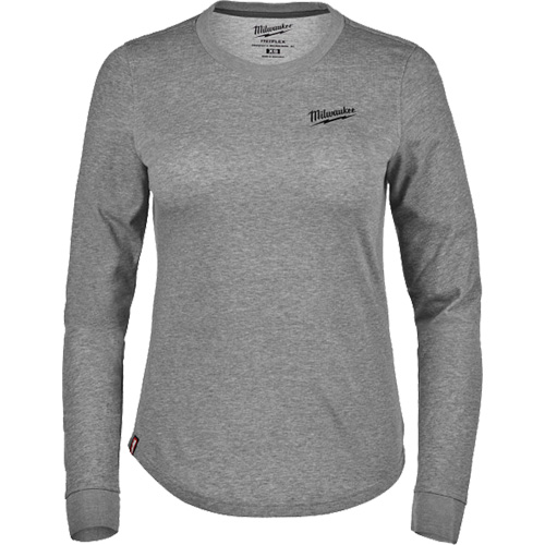 FREEFLEX Long-Sleeve Hybrid T-Shirt, Women's, X-Small, Grey Seaboard Timber Mart