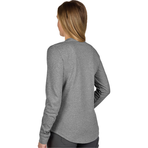 FREEFLEX Long-Sleeve Hybrid T-Shirt, Women's, X-Small, Grey Seaboard Timber Mart