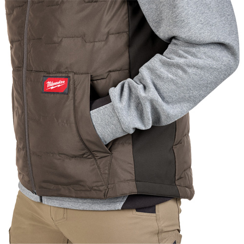 FREEFLEX Lightweight Insulated Vest, Men's, Small, Brown Seaboard Timber Mart