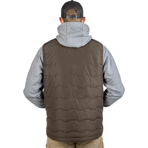 FREEFLEX Lightweight Insulated Vest, Men's, Small, Brown Seaboard Timber Mart