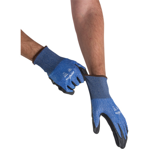 Gants l&eacute;gers et haute dext&eacute;rit&eacute; r&eacute;sistants &agrave; la coupe, Taille 11, Calibre 18, Rev&ecirc;tement Mousse de nitrile, Enveloppe en Acier inoxydable/PEHP/Tungst&egrave;ne, ASTM ANSI niveau A9 Seaboard Timber Mart