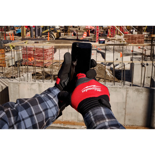Gants de travail antivibration, Taille Petit, Paume Synth&eacute;tique Seaboard Timber Mart