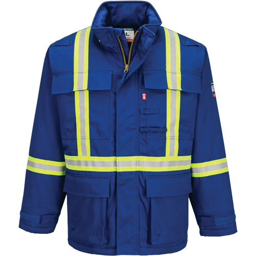 Parka dhiver isol&eacute;e 88/12 Bizflame, Bleu, Petit Seaboard Timber Mart