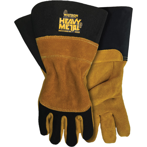 Black Velvet Mig/Stick Welding Gloves, Grain Elkhide, Size Small Seaboard Timber Mart