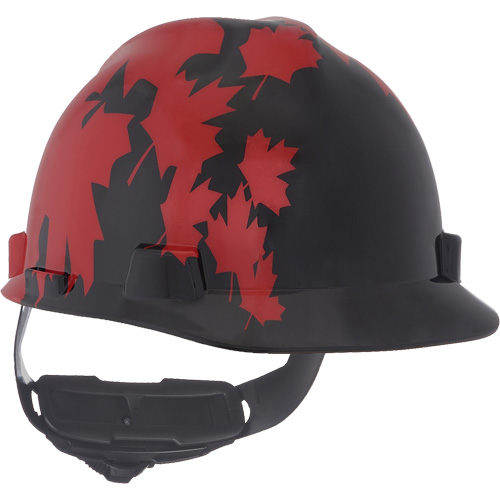 Casque sp&eacute;cialis&eacute; V-Gard, Suspension Rochet, Noir/Rouge Seaboard Timber Mart