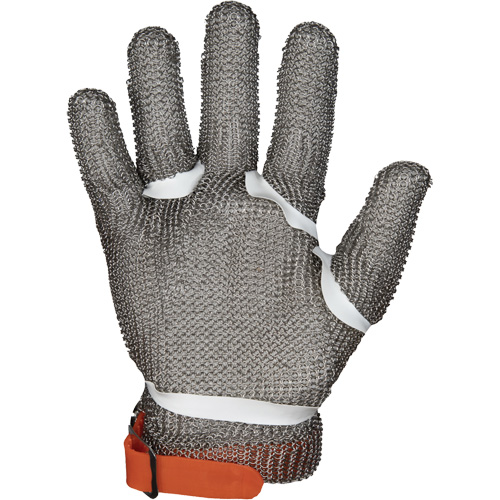 Gants en maille m&eacute;tallique MMG conformes aux normes alimentaires, Taille 2T-petit, Enveloppe en Acier inoxydable, ASTM ANSI niveau A9 Seaboard Timber Mart