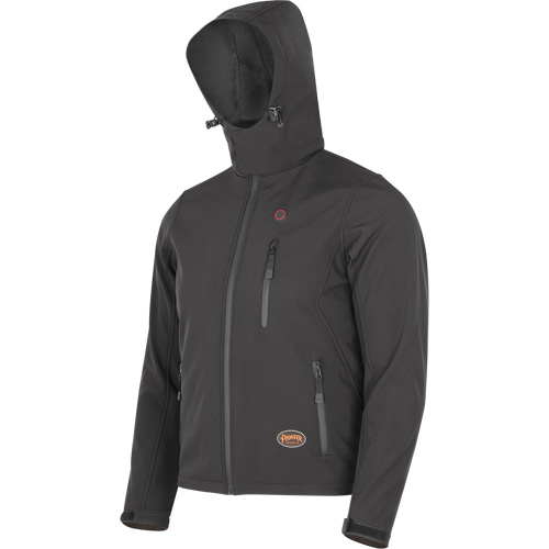 Veste chauffante Softshell, Hommes, Petit, Noir Seaboard Timber Mart