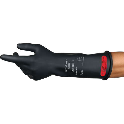 ActivArmr&reg; RIG R014BUL Ultra-Lightweight Electrical Insulated Gloves, ASTM Class 0, Size 9, 14" L Seaboard Timber Mart