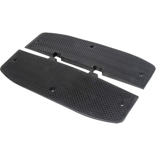 Embouts d'extr&eacute;mit&eacute;s pour bosse de d&eacute;c&eacute;l&eacute;ration, Caoutchouc, 2' lo x 16" la x 1-1/4" h Seaboard Timber Mart