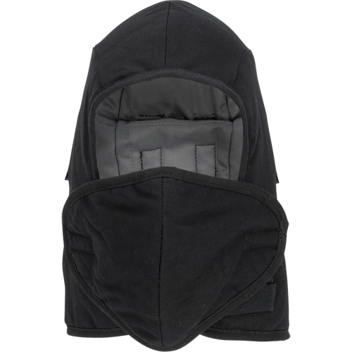 Doublure matelass&eacute;e ignifug&eacute;e Pioneer 766A pour casque de s&eacute;curit&eacute; avec embout buccal amovible, Noir/Gris, Coton/FR-Tech/Modacrylique/Nylon Seaboard Timber Mart