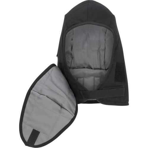 Doublure matelass&eacute;e ignifug&eacute;e Pioneer 766A pour casque de s&eacute;curit&eacute; avec embout buccal amovible, Noir/Gris, Coton/FR-Tech/Modacrylique/Nylon Seaboard Timber Mart