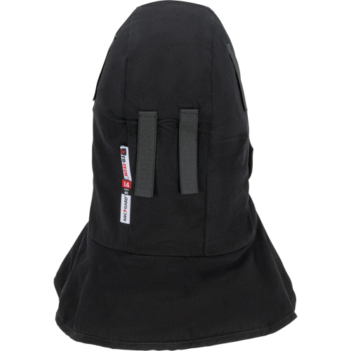 Pioneer 765A Flame-Resistant Quilted Hard Hat Liner with Long Neck & Detachable Mouthpiece, Black/Grey, Cotton/FR-Tech&reg;/Modacrylic/Nylon Seaboard Timber Mart