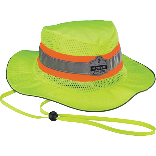 Chapeau de soleil de garde forestier GloWear 8935, grand/tr&egrave;s-grand, Jaune lime haute visibilit&eacute;, Polyester Seaboard Timber Mart