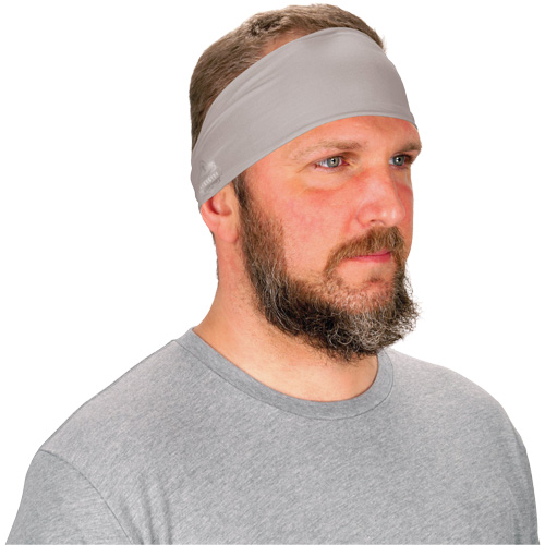 Chill-Its 6634 Performance Knit Cooling Headband, Grey Seaboard Timber Mart