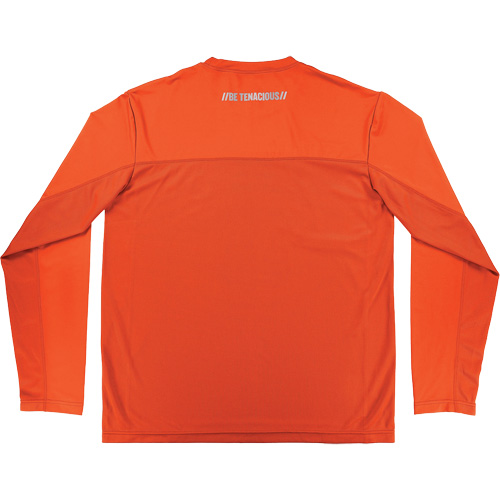 Chill-Its 6689 Cooling Long Sleeve Sun Shirt with UV Protection, Orange, Small Seaboard Timber Mart
