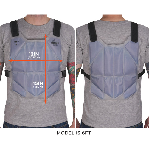 Chill-Its 6210 Phase Change Cooling Vest, One Size, Blue Seaboard Timber Mart