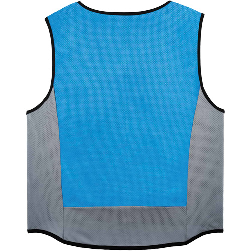 Chill-Its 6667 Wet Evaporative Cooling Vest with Zipper Closure, 2X-Large, Blue Seaboard Timber Mart