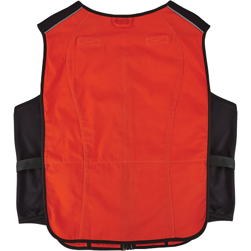 Chill-Its 6260 Lightweight Phase Change Cooling Vest with Rechargeable Packs, Large/X-Large, Orange Seaboard Timber Mart