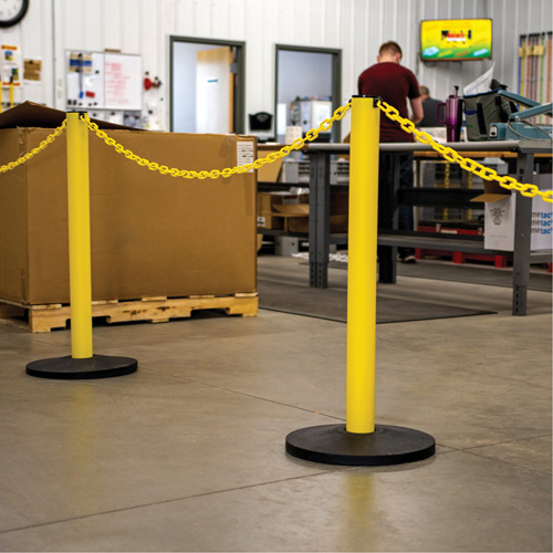 Industrial Stanchion, 37" High, Red Seaboard Timber Mart