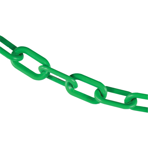 Plastic Barrier Chain, Green Seaboard Timber Mart