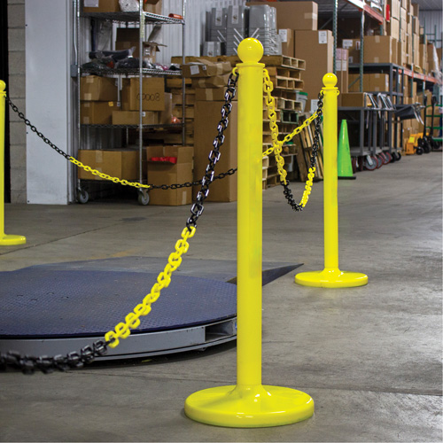 Bicolour Plastic Barrier Chain, Green/White Seaboard Timber Mart