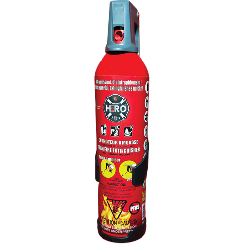 Extincteur Hero 911 sans PFAS, ACK, Capacit&eacute; 750 ml Seaboard Timber Mart