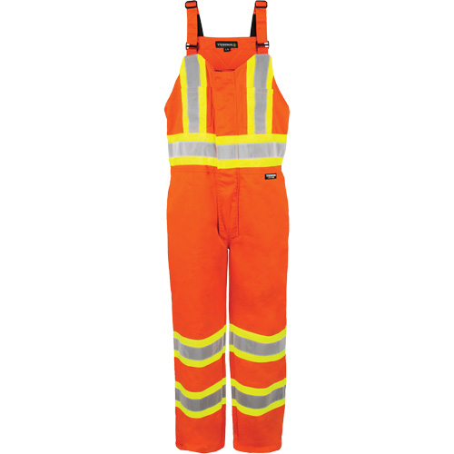 Salopette non doubl&eacute;e haute visibilit&eacute;, T-petit, Orange haute visibilit&eacute; Seaboard Timber Mart