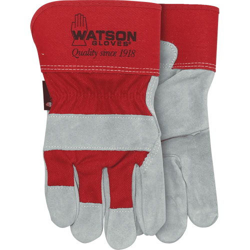 104 Mean Mother Gloves, Small, Split Cowhide Palm Seaboard Timber Mart
