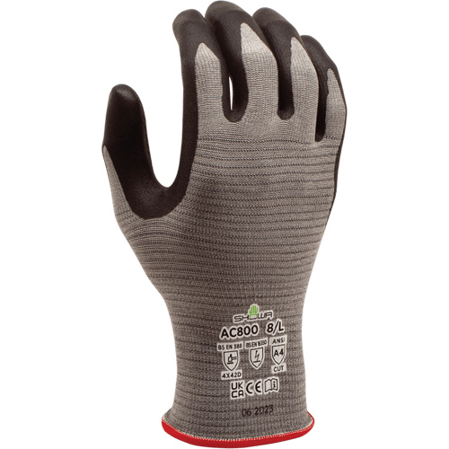 Gants DURACoil Alpha AC800 ESD, Taille 2T-Grand/10, Calibre 18, Rev&ecirc;tement Nitrile micromousse, Enveloppe en PEHP, ASTM ANSI niveau A4/EN 388 niveau D Seaboard Timber Mart
