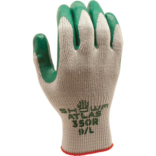 Gants ATLAS 350, 10/T-Grand, R&ecirc;vetement Nitrile, Calibre 10, Enveloppe en Polyester/Coton Seaboard Timber Mart