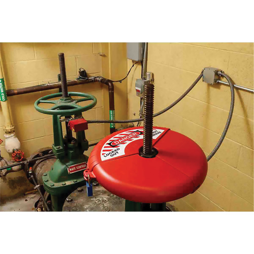 Collapsible Gate Valve Lockout Device, Wheel Type Seaboard Timber Mart