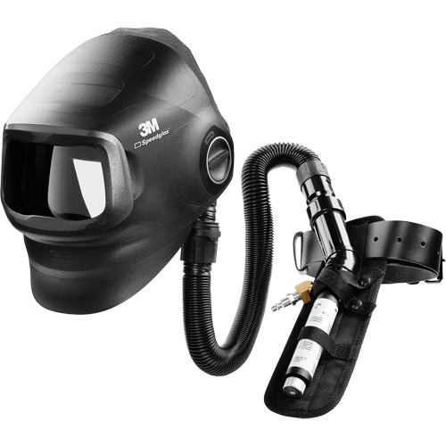 Speedglas G5-01 Heavy-Duty Welding Helmet with V-100 Vortex Cooling Valve, Standard, Welding Seaboard Timber Mart