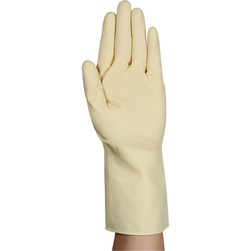 AlphaTec&reg; 87-137 Lightweight Natural Gloves, Size 9, 11.8" L, Rubber Latex, 16-mil Seaboard Timber Mart