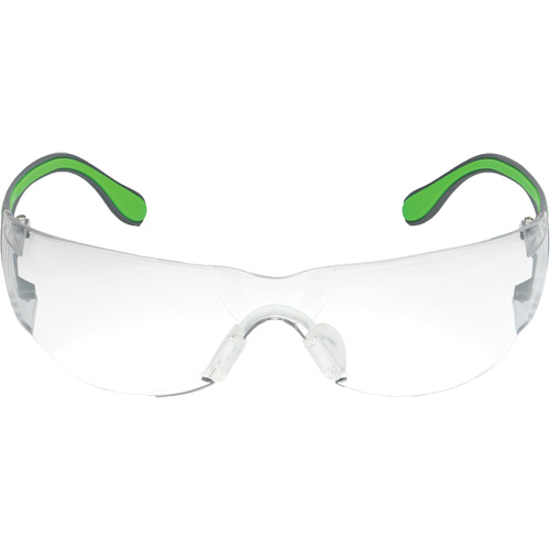 Lunettes de s&eacute;curit&eacute; gris/vert Adapt Lite, Lentille Transparent, Antibu&eacute;e/Anti-&eacute;gratignures, ANSI Z87+/R&eacute;pond ou surpasse la norme CSA Z94.3 Seaboard Timber Mart
