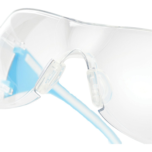 Lunettes de s&eacute;curit&eacute; bleu/blanc Adapt Lite, Lentille Transparent, Antibu&eacute;e/Anti-&eacute;gratignures, ANSI Z87+/R&eacute;pond ou surpasse la norme CSA Z94.3 Seaboard Timber Mart
