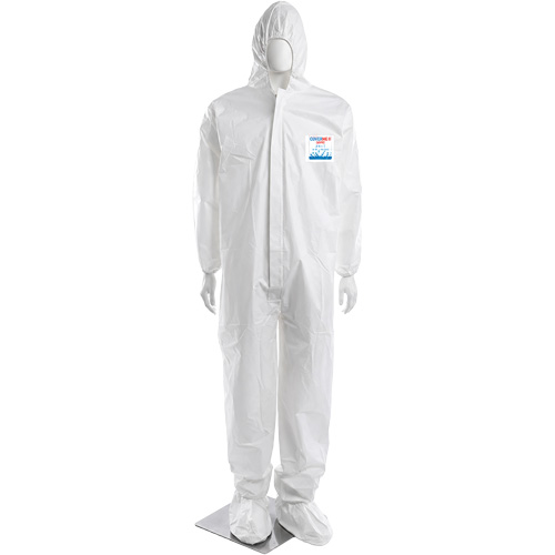 CoverMe XP1800 Coverall, 4X-Large, White, Microporous Seaboard Timber Mart