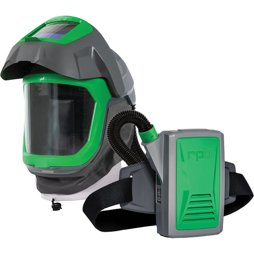 Masque de respirateur Z-Link avec joint de visage, visi&egrave;re & montage &agrave; ceinture, Respirateur &agrave; masque/Masque de soudage, Pile Lithium-ion Seaboard Timber Mart