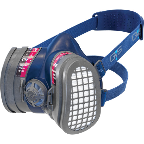 Respirateur Elipse &agrave; profil bas OV/P100 NIOSH avec filtres de rechange, &eacute;lastom&egrave;re/Thermoplastique, Moyen/grand Seaboard Timber Mart