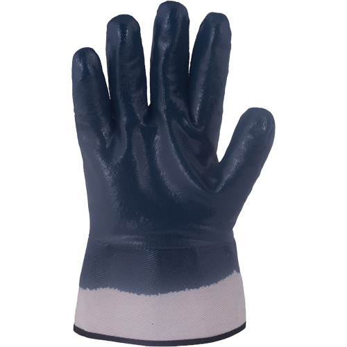 Horizon&reg; Navy Gloves with Pasted Cuffs, X-Large, Nitrile Coating, Jersey/Cotton Shell Seaboard Timber Mart