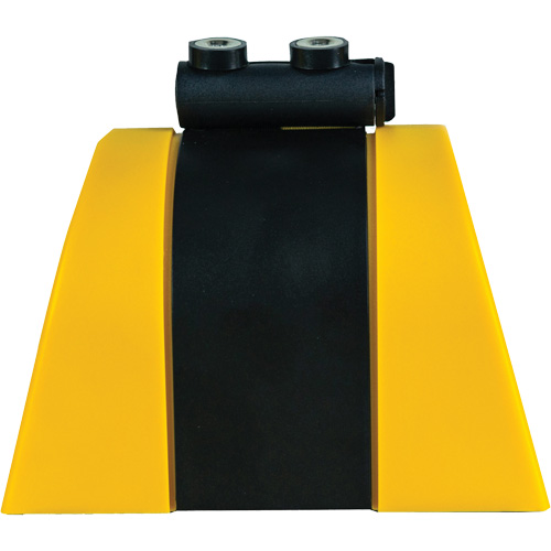 HAZLOK Safety Barrier System, Plastic, Magnetic Mount, 30', Black and Yellow Tape Seaboard Timber Mart